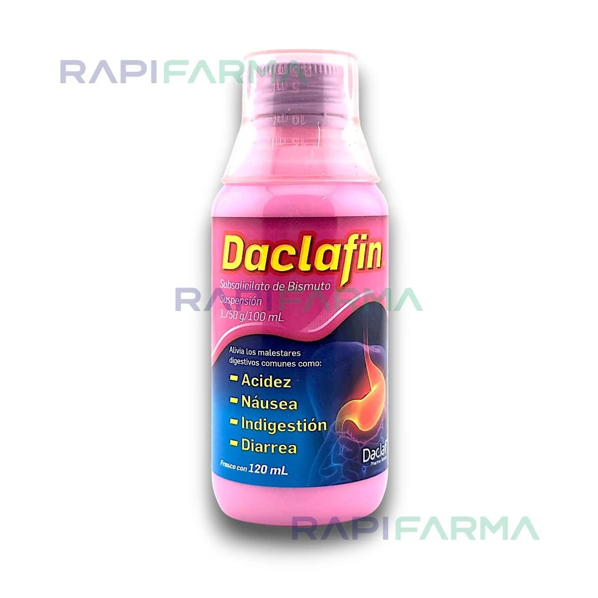 Subsalicilato de Bismuto Suspensión 120ml (Peptobismol Daclafin)