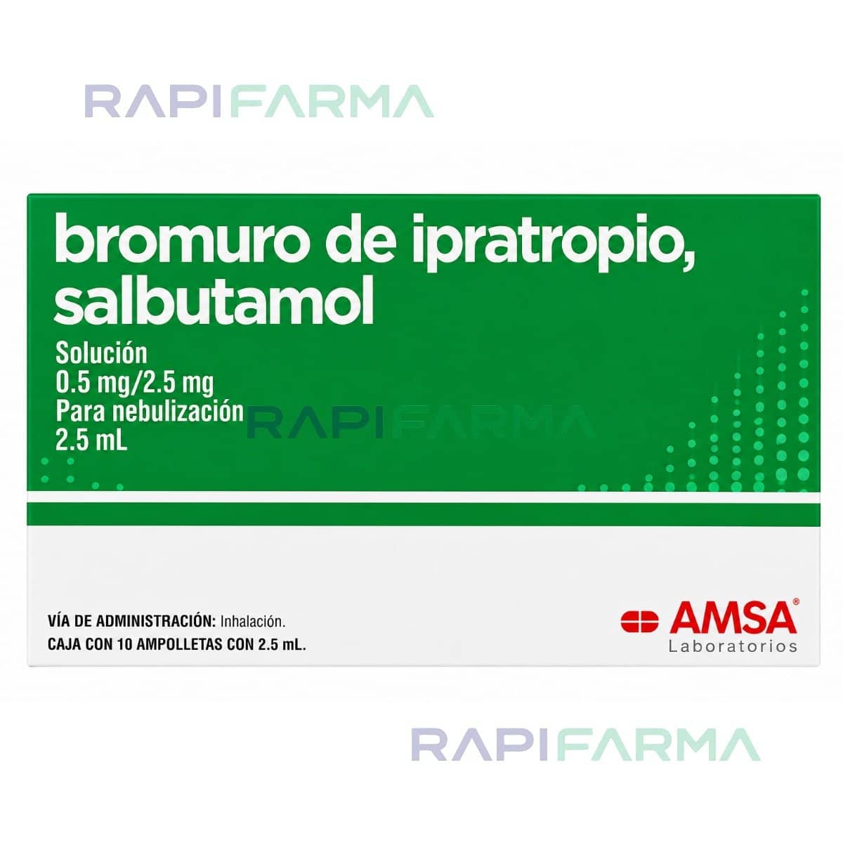 Bromuro de Ipratropio / Salbutamol 10amp Nebulizar
